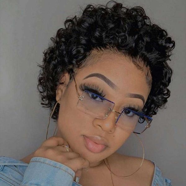wig women's short curly hair small curly black puffy bobo head short chemical fiber headgear 230818
wig women's short curly hair small curly black puffy bobo head short chemical fiber headgear 230818