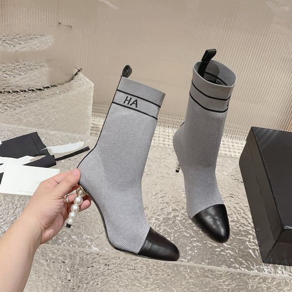 luxury designer sock boots channel women ankle booties winter leather boot martin platform letter ccity ukhjk, Black
luxury designer sock boots channel women ankle booties winter leather boot martin platform letter ccity ukhjk, Black