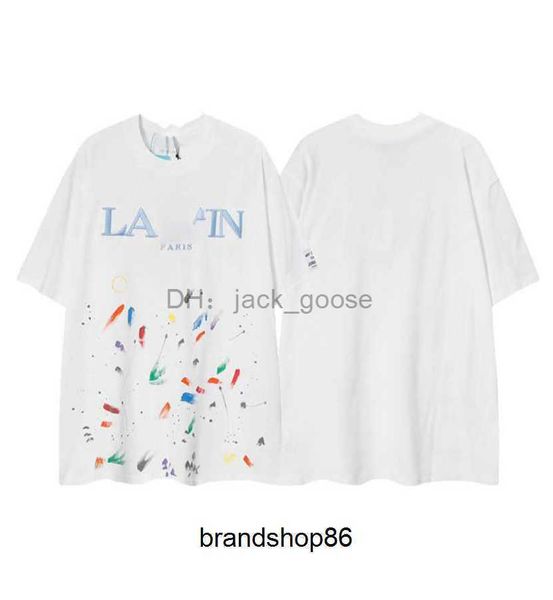 men's t-shirts ss23 designer lanvins t shirt shorts fashion and women's beige speckle alphabet print trendy trend basic casual loo, White;black
men's t-shirts ss23 designer lanvins t shirt shorts fashion and women's beige speckle alphabet print trendy trend basic casual loo, White;black