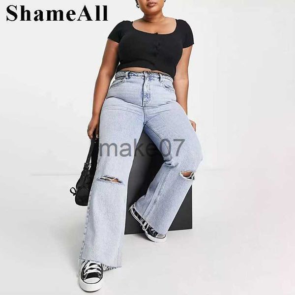 women's jeans plus size streetwear ripped light blue casual straight jeans 4xl women fall high waist loose fit bootcut baggy grunge den
women's jeans plus size streetwear ripped light blue casual straight jeans 4xl women fall high waist loose fit bootcut baggy grunge den