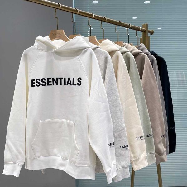 ess hoodie original quality essentials of wear double thread fashion brand fog letter plush loose hooded men's and women's style, Black
ess hoodie original quality essentials of wear double thread fashion brand fog letter plush loose hooded men's and women's style, Black