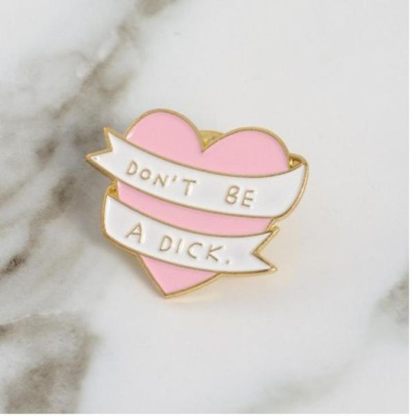 dont be a dick enamel alloy gift idea for girlsladies pin brooches handbag pins9459355, Gray
dont be a dick enamel alloy gift idea for girlsladies pin brooches handbag pins9459355, Gray