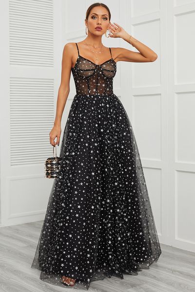 long sweety illusion black stars formal evening dresses prom party gowns backless sweetheart tulle lace-up a-line plus size e02, Black;red
long sweety illusion black stars formal evening dresses prom party gowns backless sweetheart tulle lace-up a-line plus size e02, Black;red