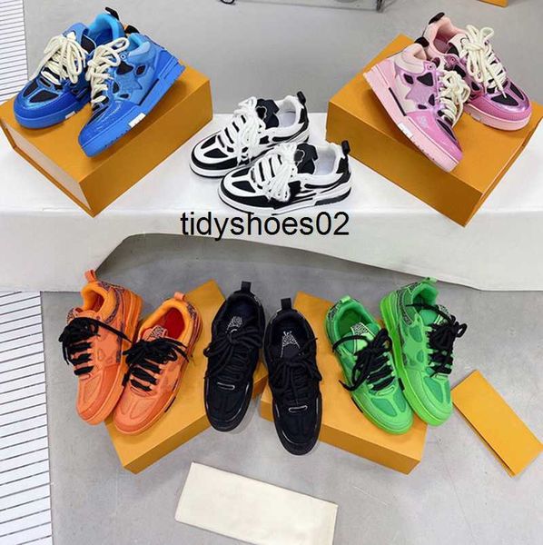 23s men women casual skate shoes monograms double laces flower mesh calf leather suede outsole winter sneaker designer luxurys fashion ladie, Black 
23s men women casual skate shoes monograms double laces flower mesh calf leather suede outsole winter sneaker designer luxurys fashion ladie, Black