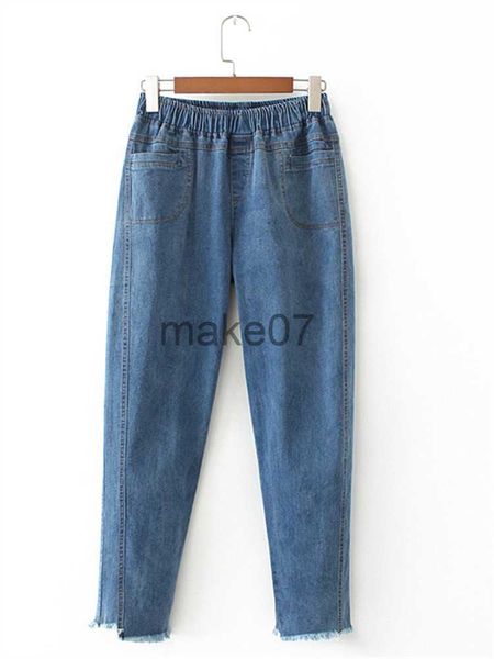 women's jeans plus size women's clothing jeans elastic waist high waist stretch spring autumn stretch jeans simple stitching cropp, Blue
women's jeans plus size women's clothing jeans elastic waist high waist stretch spring autumn stretch jeans simple stitching cropp, Blue