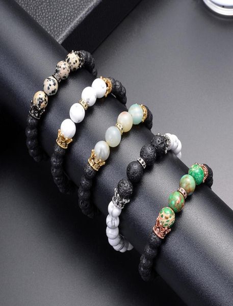 natural white turquoise lava volcanic stone couple bracelet copper crown microinlay zircon beaded bracelet jewelry accessories wh6474606, Black
natural white turquoise lava volcanic stone couple bracelet copper crown microinlay zircon beaded bracelet jewelry accessories wh6474606, Black