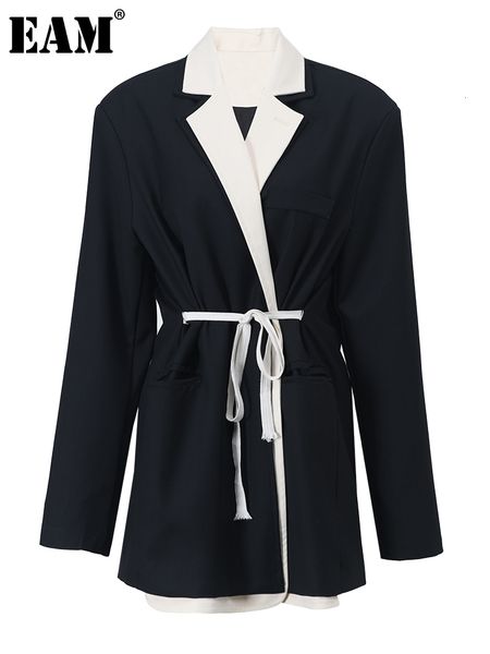 womens suits blazers eam women black fake two pieces bandage big size blazer lapel long sleeve jacket fashion spring autumn 1df6307 230817, White;black
womens suits blazers eam women black fake two pieces bandage big size blazer lapel long sleeve jacket fashion spring autumn 1df6307 230817, White;black