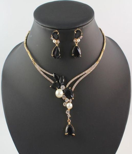 jewelry sets white pearl and black garnet 18k gold plated necklace earrings women wedding party set4810047, Silver
jewelry sets white pearl and black garnet 18k gold plated necklace earrings women wedding party set4810047, Silver