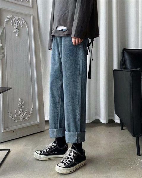 men039s pants trendy straight jeans loose ins brand wideleg blue trousers mens streetwear 03990s skater straightleg denim1852419, Black
men039s pants trendy straight jeans loose ins brand wideleg blue trousers mens streetwear 03990s skater straightleg denim1852419, Black