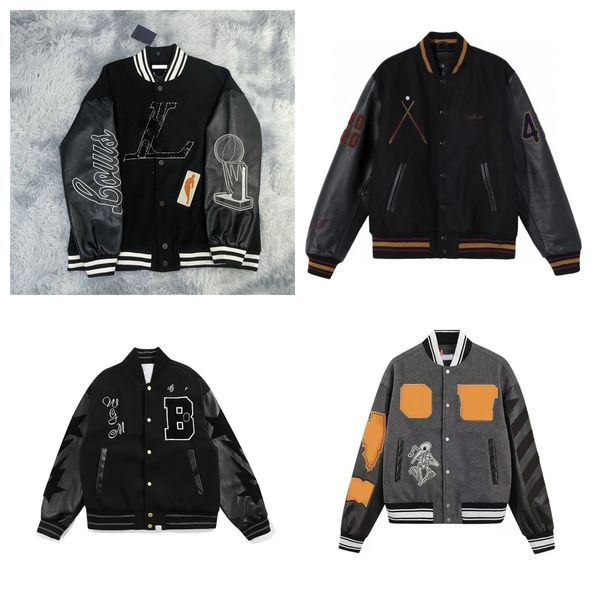 men's jackets baseball brand vintage bomber coats letter embroidery autumn men hip hop loose varsity, Black
men's jackets baseball brand vintage bomber coats letter embroidery autumn men hip hop loose varsity, Black
