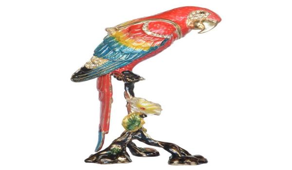 macaw parrot trinket box enamelled hinged jewelry box pewter ornament gifts bird figurine table5044534241834, Black;white
macaw parrot trinket box enamelled hinged jewelry box pewter ornament gifts bird figurine table5044534241834, Black;white