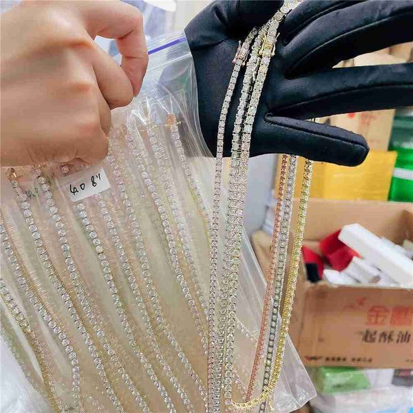 wholesale price 5mm vvs moissanite tennis chain necklace round brilliant cut gold plated 925 silver fine bracelet
wholesale price 5mm vvs moissanite tennis chain necklace round brilliant cut gold plated 925 silver fine bracelet