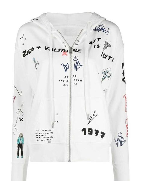 zadig voltaire women's sweatshirt zv full zip hoodie fleece zipper cardigan letter pattern printed embroidered women's sweater hoo, Black
zadig voltaire women's sweatshirt zv full zip hoodie fleece zipper cardigan letter pattern printed embroidered women's sweater hoo, Black