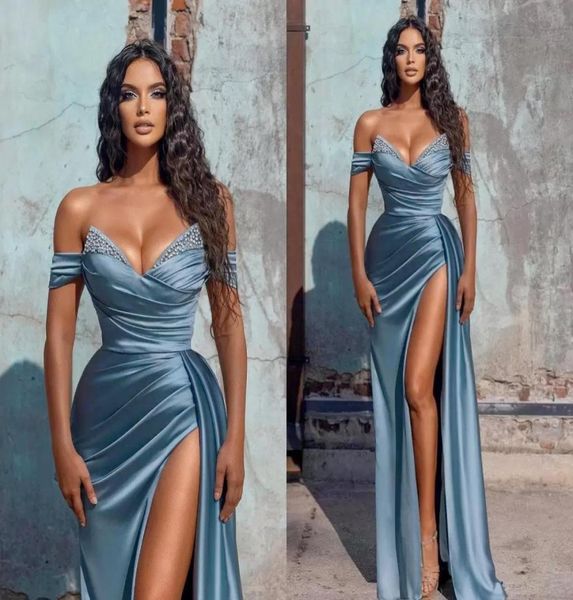 blue prom dress off shoulder formal evening party gown high size split satin brdemaid dresses custom made9287903, Black
blue prom dress off shoulder formal evening party gown high size split satin brdemaid dresses custom made9287903, Black