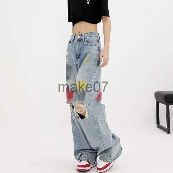 women's jeans y2k jeans blue for women's summer high waisted graffiti unif korean style baggy straight denim pants casual ripped t
women's jeans y2k jeans blue for women's summer high waisted graffiti unif korean style baggy straight denim pants casual ripped t