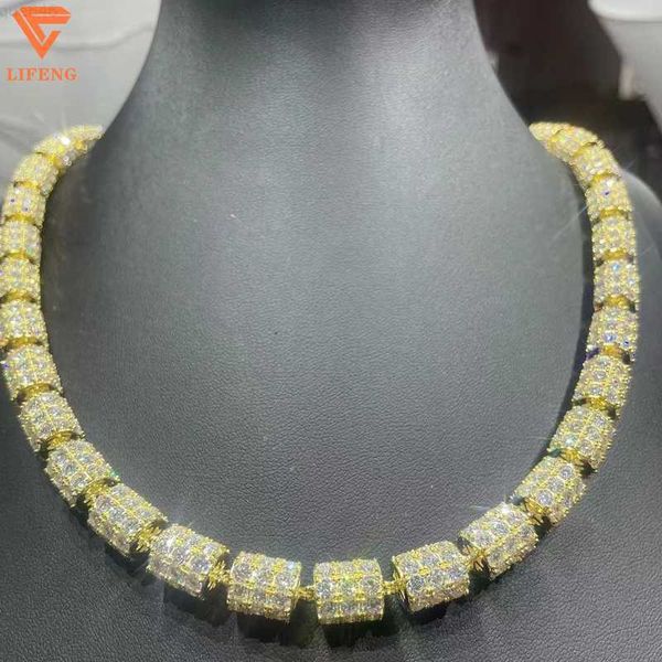 selling fashion jewelry 925 sterling silver white gold plated vvs moissanite tennis clustered cuban chain men's necklace
selling fashion jewelry 925 sterling silver white gold plated vvs moissanite tennis clustered cuban chain men's necklace