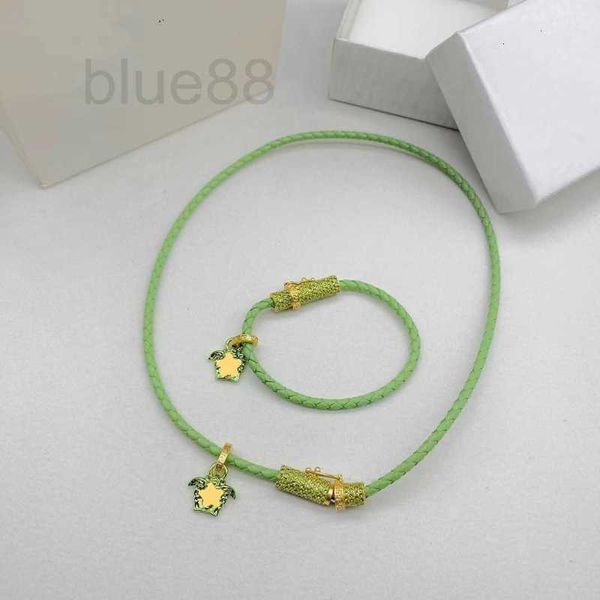 bracelet & necklace designer 2023 summer new fresh oxygen green temperament personalized simple beauty head fine leather mlaa, Silver
bracelet & necklace designer 2023 summer new fresh oxygen green temperament personalized simple beauty head fine leather mlaa, Silver