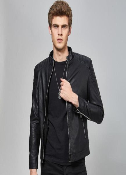 songsanding spring autumn biker leather jacket men fur coat motorcycle pu casual slim fit outwear male black clothing plus size m6818412, Black;brown
songsanding spring autumn biker leather jacket men fur coat motorcycle pu casual slim fit outwear male black clothing plus size m6818412, Black;brown