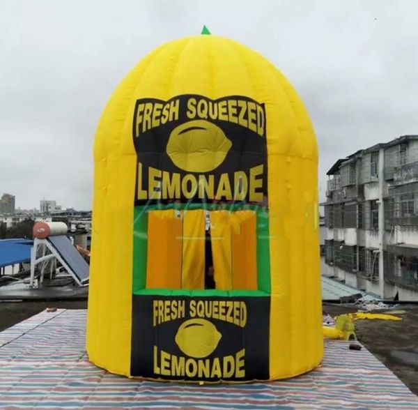 3m diamerer x 3.5m h inflatable lemon booth customized lemon kiosk beverage stall vendor space for lemon drink tent promotion
3m diamerer x 3.5m h inflatable lemon booth customized lemon kiosk beverage stall vendor space for lemon drink tent promotion