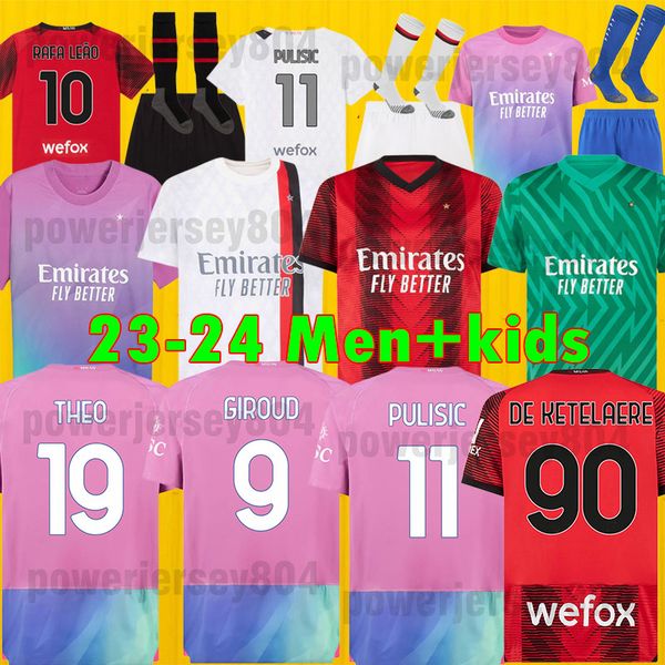 23 24 tomori ac soccer jerseys 4th ibrahimovic giroud kessie tonali romagnoli milans jersey 23 24 calhanoglu rebic milan football shirt men, Black;yellow
23 24 tomori ac soccer jerseys 4th ibrahimovic giroud kessie tonali romagnoli milans jersey 23 24 calhanoglu rebic milan football shirt men, Black;yellow