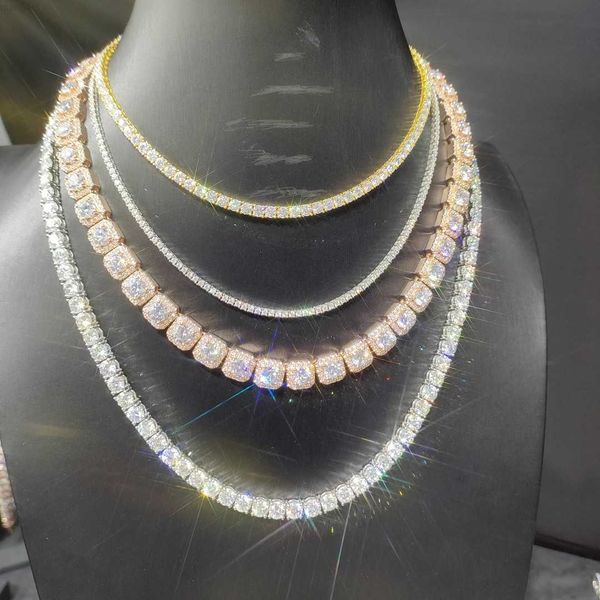 2023 new design iced out chain 2-10mm 925 sterling silver vvs moissanite lab diamond baguette buckle tennis chain necklace
2023 new design iced out chain 2-10mm 925 sterling silver vvs moissanite lab diamond baguette buckle tennis chain necklace