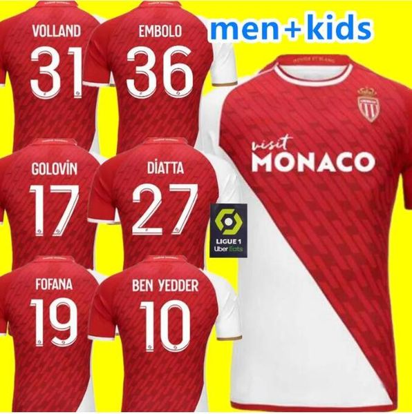 23 24 maillot as monaco soccer jerseys kids kit foot volland 2023 2024 football shirt embolo fofana 2023 2024 home away survetement de foot, Black;yellow
23 24 maillot as monaco soccer jerseys kids kit foot volland 2023 2024 football shirt embolo fofana 2023 2024 home away survetement de foot, Black;yellow