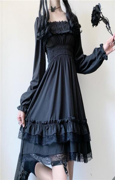 casual dresses autumn 2021 gothic fashion europe america solid color vneck net yarn perspective long sleeve lace splicing dress4363491, Black;gray
casual dresses autumn 2021 gothic fashion europe america solid color vneck net yarn perspective long sleeve lace splicing dress4363491, Black;gray