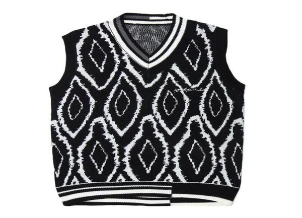 harajuku jumper sweater vest men hip hop streetwear geometry knitted sweater men women sleeveless pullover outwear3215990, White;black
harajuku jumper sweater vest men hip hop streetwear geometry knitted sweater men women sleeveless pullover outwear3215990, White;black