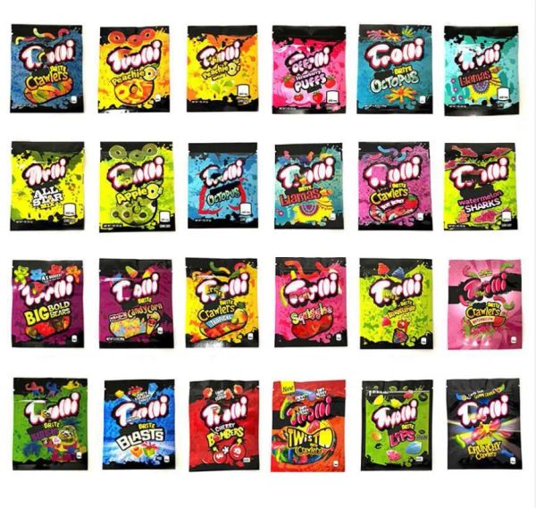 dab rig wholesale trr tro edibles packaging bags 600mg 29 designs brite crawlers watermelon sharks llamas ocs peach rings errlli berry worm
dab rig wholesale trr tro edibles packaging bags 600mg 29 designs brite crawlers watermelon sharks llamas ocs peach rings errlli berry worm