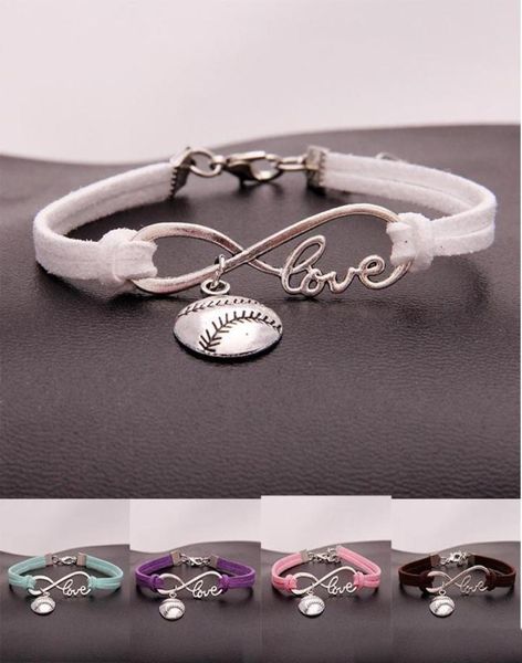 fashion softball baseball charm bracelets for women mens ball sports lover love infinity velvet wrap bangle diy jewelry in bulk8824123, Golden;silver
fashion softball baseball charm bracelets for women mens ball sports lover love infinity velvet wrap bangle diy jewelry in bulk8824123, Golden;silver