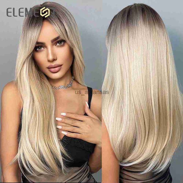 synthetic wigs element synthetic long straight ombre black to blonde wigs for women wig daily party cosplay heat resistant natural headband
synthetic wigs element synthetic long straight ombre black to blonde wigs for women wig daily party cosplay heat resistant natural headband