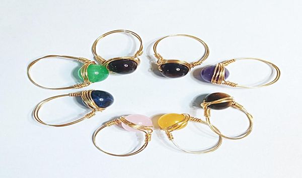wire wrap natural raw stone rings lapis lazuli amethysts tiger eye opal pink crystal ring for women jewelry8161101, Golden;silver
wire wrap natural raw stone rings lapis lazuli amethysts tiger eye opal pink crystal ring for women jewelry8161101, Golden;silver