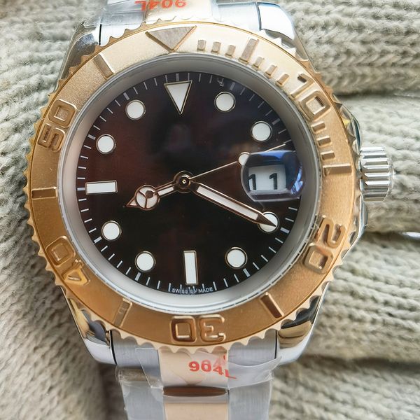 men's watches automatic mechanical movement yacht model 126621 gold case 37 -40 mm black dial oyster steel shock absorber men's an, Slivery;brown
men's watches automatic mechanical movement yacht model 126621 gold case 37 -40 mm black dial oyster steel shock absorber men's an, Slivery;brown