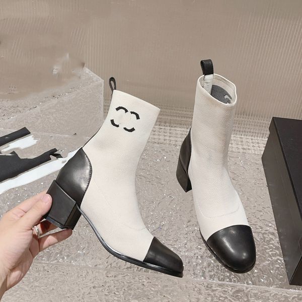 luxury designer sock boots channel women ankle booties winter leather boot martin platform letter ccity dfgsdf, Black
luxury designer sock boots channel women ankle booties winter leather boot martin platform letter ccity dfgsdf, Black