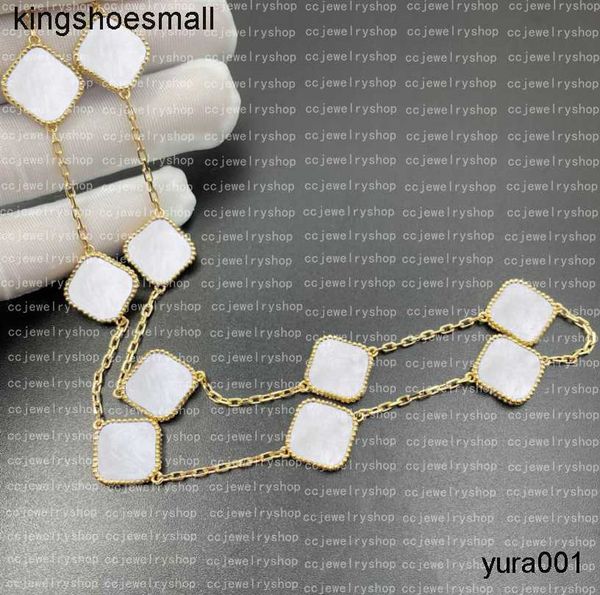 45cm-fashion classic agate four leaf clover necklace long ten 10 flowers pendant mother-of-pearl for women girl valentine's mother', Silver
45cm-fashion classic agate four leaf clover necklace long ten 10 flowers pendant mother-of-pearl for women girl valentine's mother', Silver