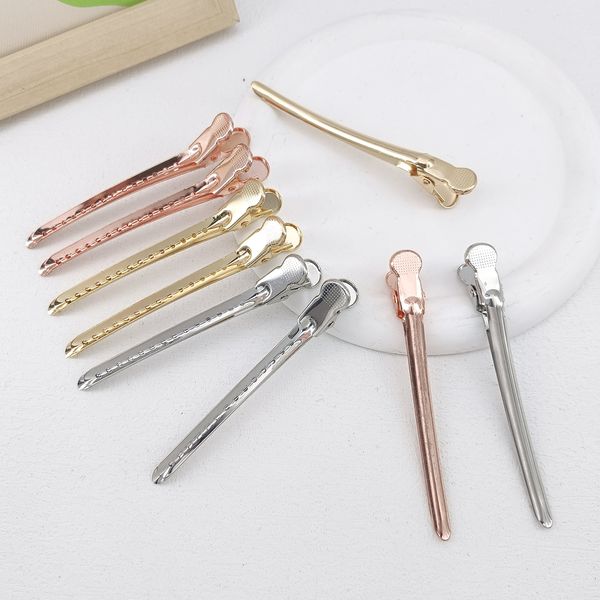 12 pcs/bag 9.5cm crocodile leather hairpin, duck bill hairpin, rust-proof metal hairpin, with holes, for curly hair style partition clip, Golden;silver
12 pcs/bag 9.5cm crocodile leather hairpin, duck bill hairpin, rust-proof metal hairpin, with holes, for curly hair style partition clip, Golden;silver