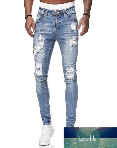 new fashion streetwear mens jeans destroyed ripped design pencil ankle skinny men full length hole jeans6477792, Blue
new fashion streetwear mens jeans destroyed ripped design pencil ankle skinny men full length hole jeans6477792, Blue