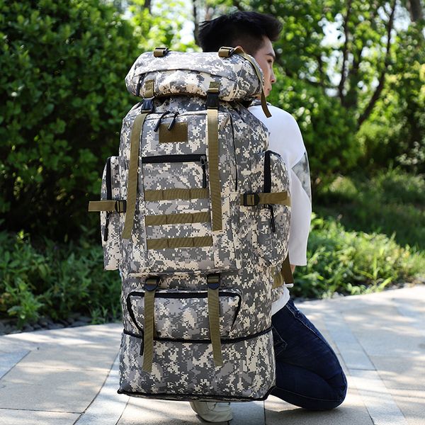 school bags 80l100l largecapacity expandable outdoor sports mountaineering bag hiking travel camping backpack male camouflage tactical 23081
school bags 80l100l largecapacity expandable outdoor sports mountaineering bag hiking travel camping backpack male camouflage tactical 23081