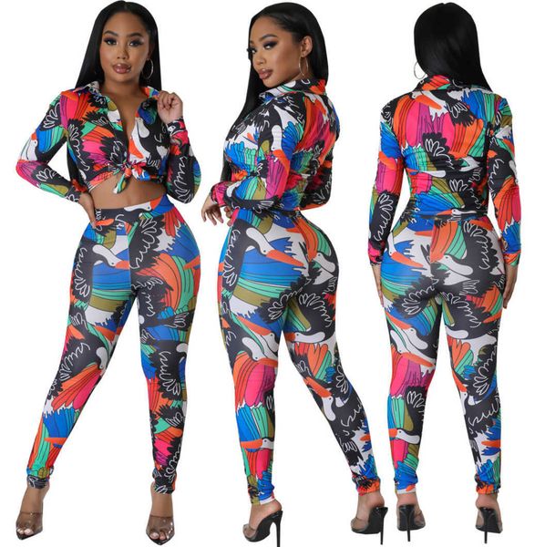 2023 women designers clothes two piece pants tracksuits print outfits casual shirt and leggings set easy suits, White
2023 women designers clothes two piece pants tracksuits print outfits casual shirt and leggings set easy suits, White