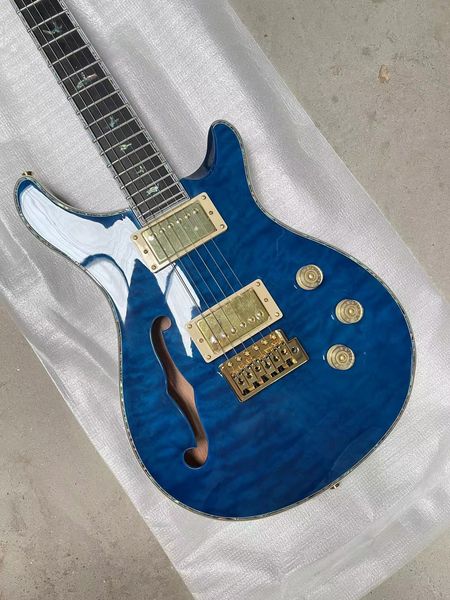 smith private blue quilted maple semi holllow body electric guitar single f hole abalone neck binding abalone birds inlay tremolo bridge gol
smith private blue quilted maple semi holllow body electric guitar single f hole abalone neck binding abalone birds inlay tremolo bridge gol