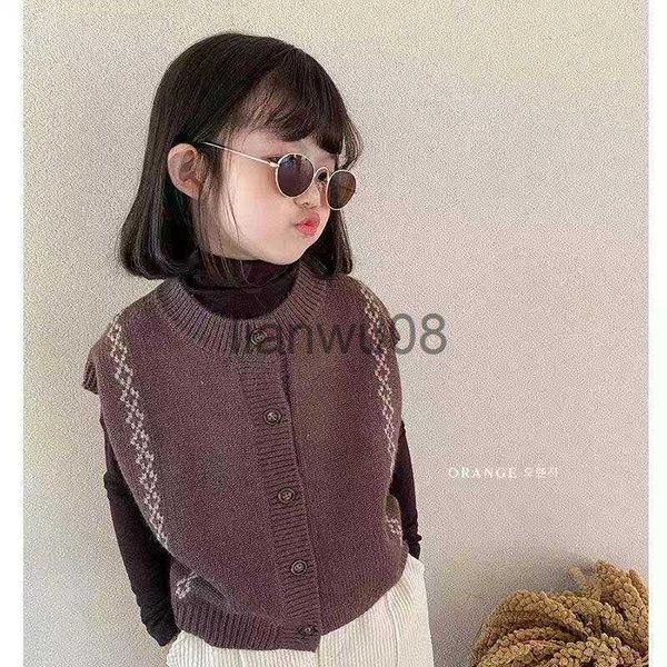 pullover 2023 autumn winter fashion harajuku girls knitting tank all match casual kawaii kids sweater cute button children's cloth x081, Blue
pullover 2023 autumn winter fashion harajuku girls knitting tank all match casual kawaii kids sweater cute button children's cloth x081, Blue