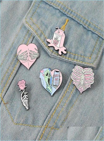 pins brooches pink punk enamel brooch pins custom rib cage skeleton heart hug call me brooches lapel badges gothic fun jewelry gif9093746, Gray
pins brooches pink punk enamel brooch pins custom rib cage skeleton heart hug call me brooches lapel badges gothic fun jewelry gif9093746, Gray