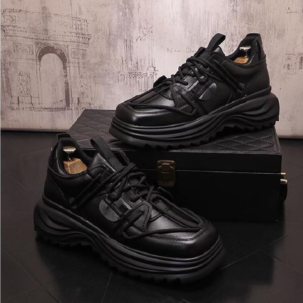 men's square toe leather shoes thick soled daddy shoes solid color fashion small white shoes the trend personality youth shoes 1aa34
men's square toe leather shoes thick soled daddy shoes solid color fashion small white shoes the trend personality youth shoes 1aa34
