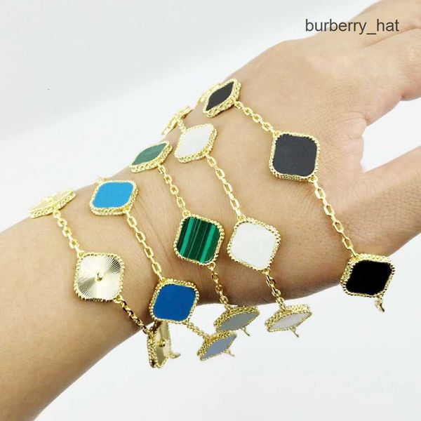 fashion classic 4/four leaf clover charm bracelets bangle chain 18k gold agate shell mother-of-pearl for women girl wedding mother' day, Golden;silver
fashion classic 4/four leaf clover charm bracelets bangle chain 18k gold agate shell mother-of-pearl for women girl wedding mother' day, Golden;silver