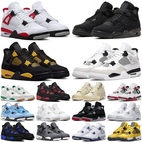 with box 4 basketball shoes for men women military black cat 4s fire red cement thunder white oreo pine green sail infrared bred mens sneake
with box 4 basketball shoes for men women military black cat 4s fire red cement thunder white oreo pine green sail infrared bred mens sneake