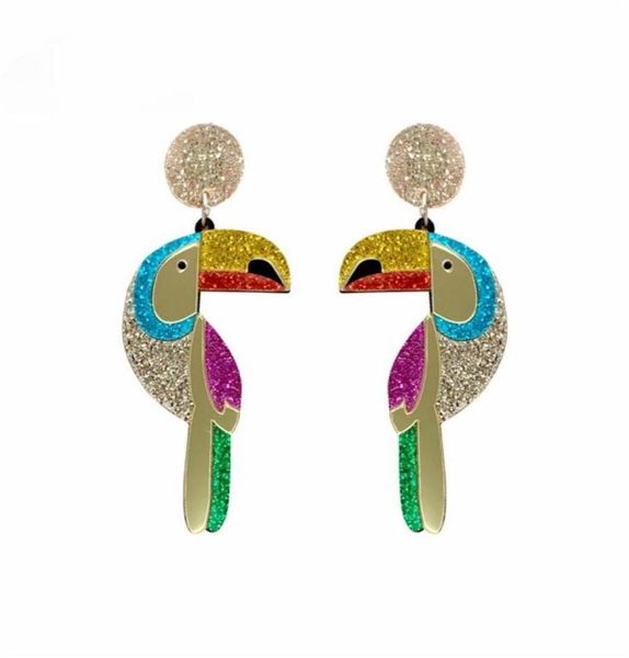 colours parrot dangle earring hiphop rock large jewelry glitter acrylic bird drop earrings for women fashion accessories27082473411, Silver
colours parrot dangle earring hiphop rock large jewelry glitter acrylic bird drop earrings for women fashion accessories27082473411, Silver