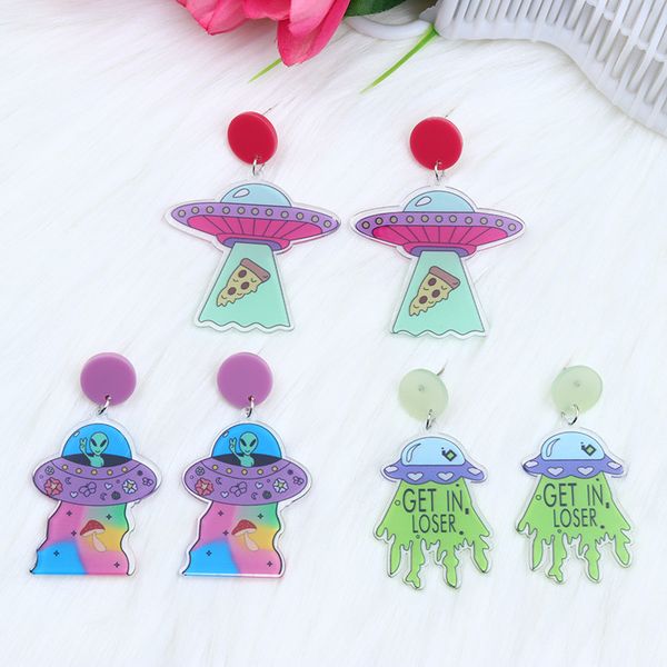 halloween design sense earrings fashion, personality, funny alien spacecraft earrings, earrings, female, Silver
halloween design sense earrings fashion, personality, funny alien spacecraft earrings, earrings, female, Silver