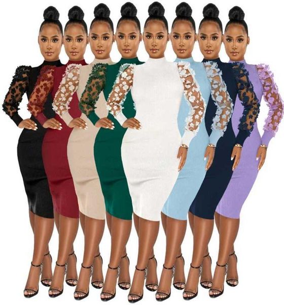 2023 spring fall womens dresses designer slim mesh sleeve 3d flower patchwork fashion elegant bodycon casual dress2699452, Black;gray
2023 spring fall womens dresses designer slim mesh sleeve 3d flower patchwork fashion elegant bodycon casual dress2699452, Black;gray