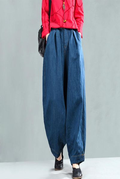women039s jeans 2021 women loose casual denim harem pants plus size elastic waist washed trousers5005201, Blue
women039s jeans 2021 women loose casual denim harem pants plus size elastic waist washed trousers5005201, Blue
