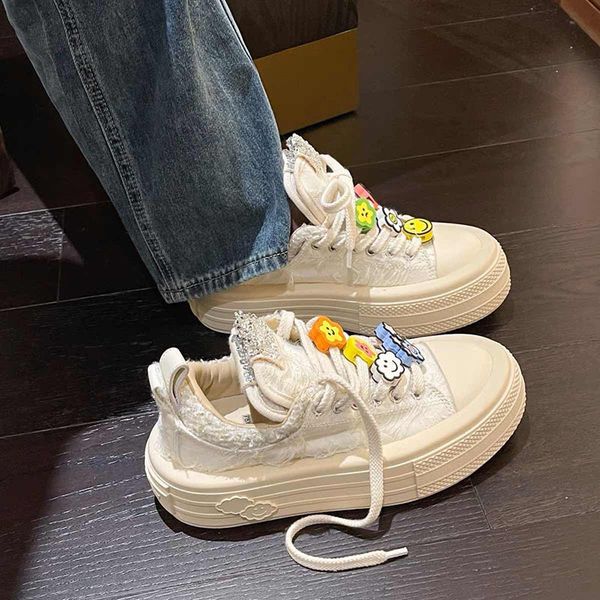 dress shoes fafa thick-soled casual shoes female summer smiley face hanging decorative flowers canvas fashion outside women's shoes 230, Black
dress shoes fafa thick-soled casual shoes female summer smiley face hanging decorative flowers canvas fashion outside women's shoes 230, Black